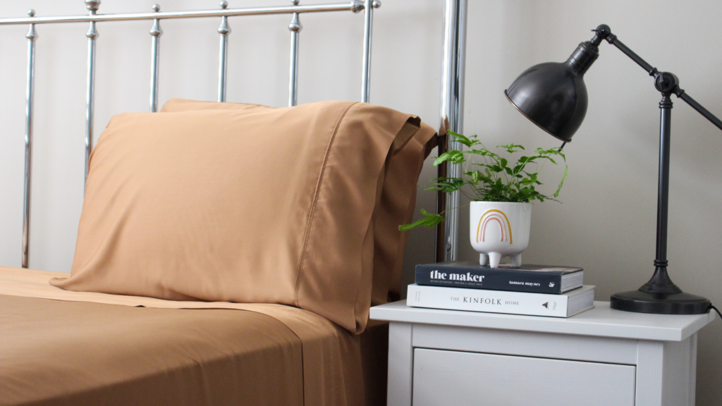 Bamboo Haus Product Shot - Terracotta Sheet Set