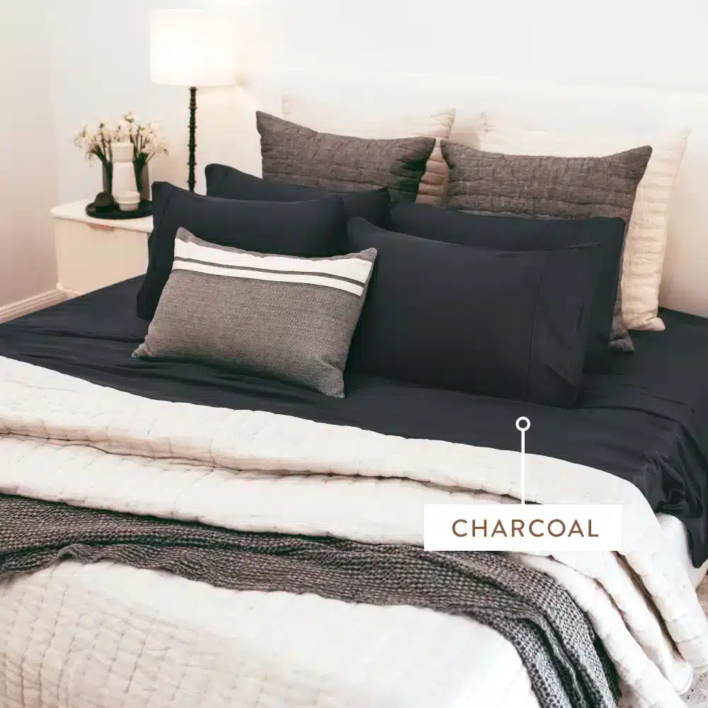 Bamboo Haus Sheet Set - Charcoal