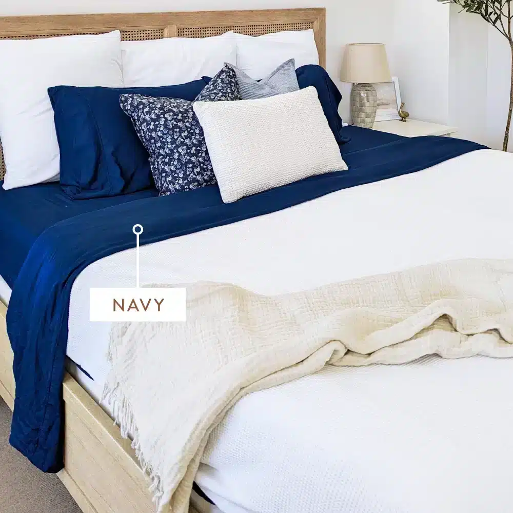 Bamboo Haus Sheet Set - Navy