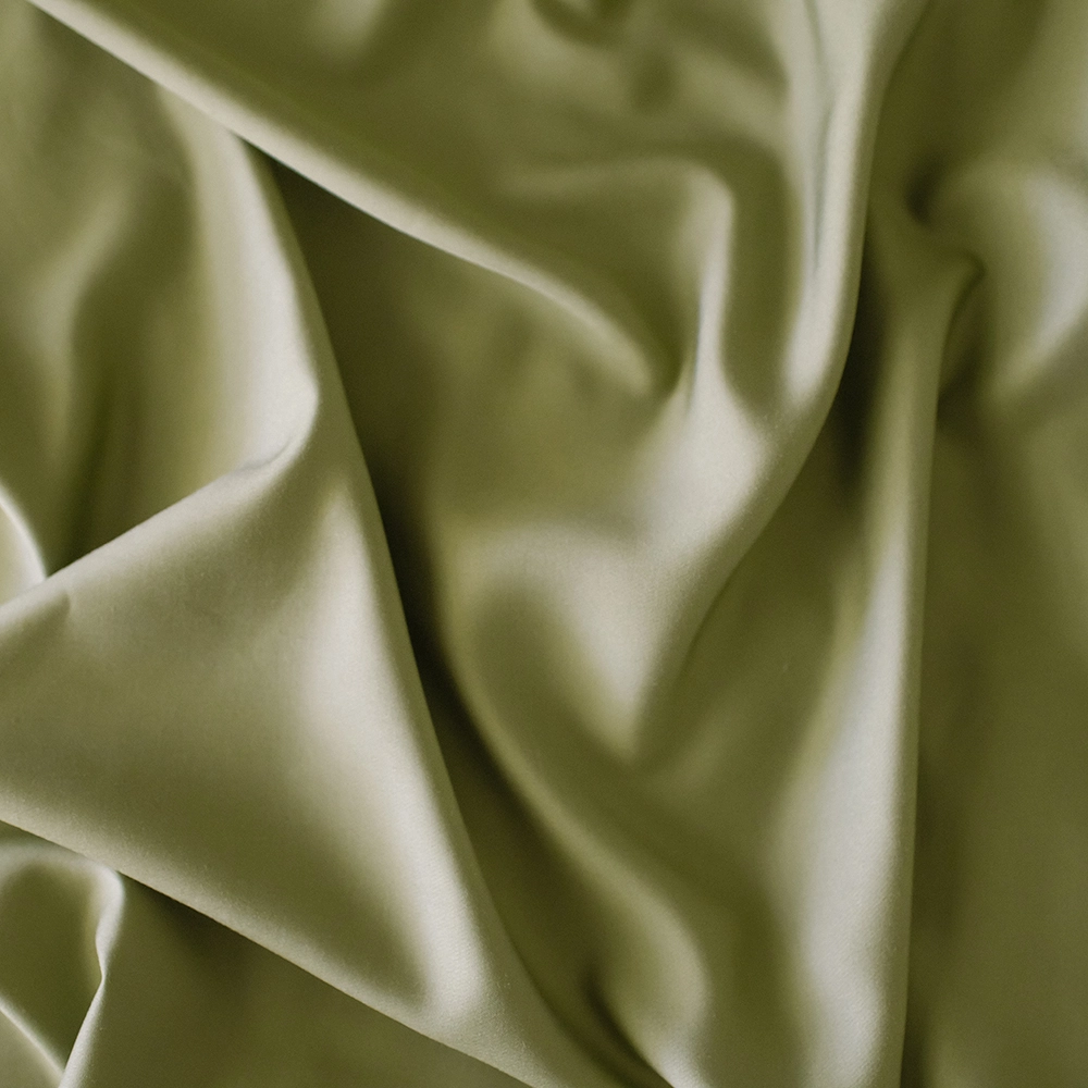 Close-up of the Fern 100% Bamboo Sheet fabric, highlighting its smooth and silky texture.