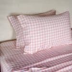 100% Bamboo Pillowcases - Coral Gingham